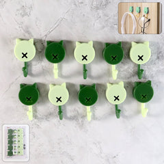 Self Adhesive Round Wall Hooks set