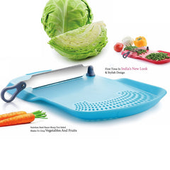 Close-up of Apex Cut 'n' Wash board's perforated strainer
