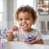 Kids Toothbrush with Cartoon Whistle Fan (2 Pc Set)
