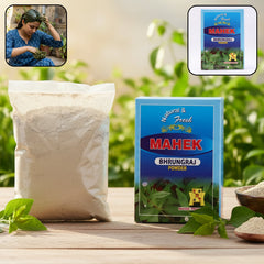 Bhringraj Powder herbal hair care packaging