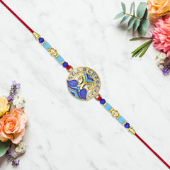 Peacock Feather Rakhi