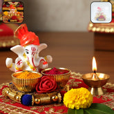 Decorative Pooja Thali Set