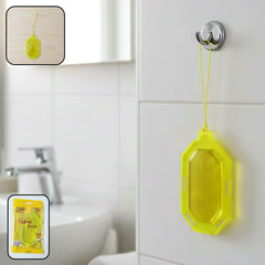 Citrus gel air freshener in its clear retail packaging