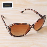 UV400 Protective Fashion Sunglasses with Full-Rim Oval Frame