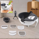 9-in-1 Multifunctional Vegetable Chopper with all accessories