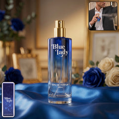 Blue Lady Eau De Parfum Spray Bottle Front View