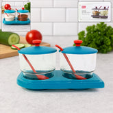 Supermom Storewell 2-Pc Spice and Condiment Container Set with Tray