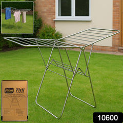 Foldable Laundry Rack Stand by Supermom in stainless steel