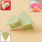 Multi-functional plastic triangle hanger connector hook with clothes