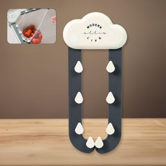 Triangle Kitchen Sink Strainer Rack in use