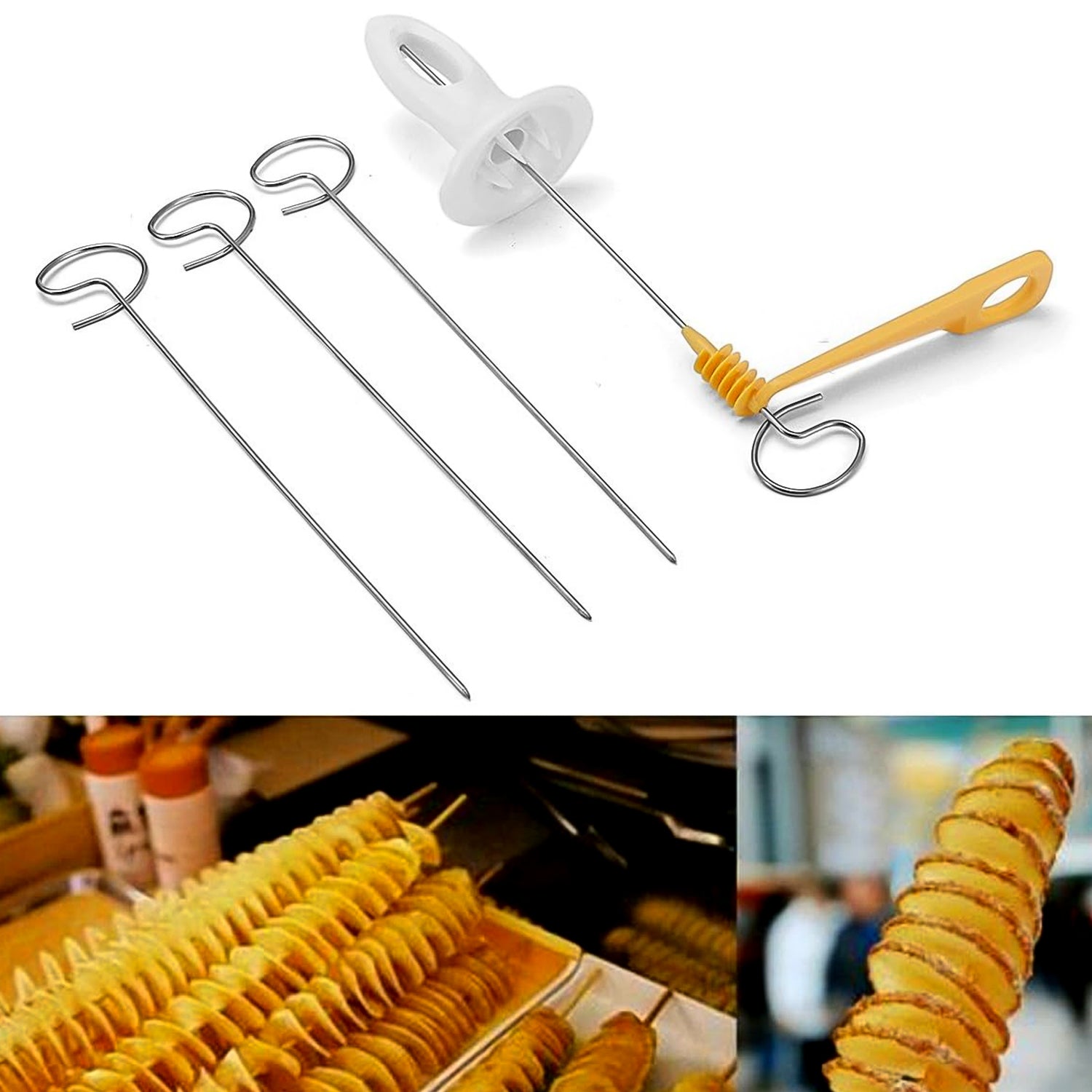 Potato Spiral Cutter manual kitchen slicer