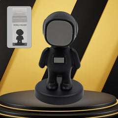 360 degree rotating cartoon astronaut magnetic phone holder