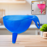 Wide mouth food grade plastic funnel for kitchen use