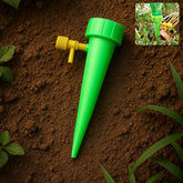 Green Plant Watering Spike in use