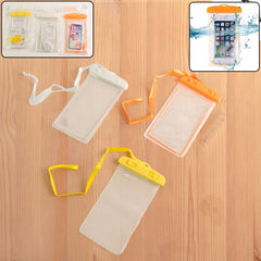 Mobile Waterproof Sealed Transparent Plastic Bag / Pouch Cover for All Mobile Phones