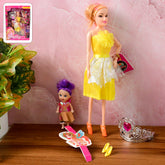 Fashion Doll with Baby Accessories Set (Mix Design)