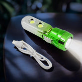 Multi Functional 3 LED USB Rechargeable Torchlight