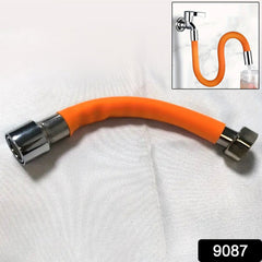 Close-up of flexible silicone tap extension