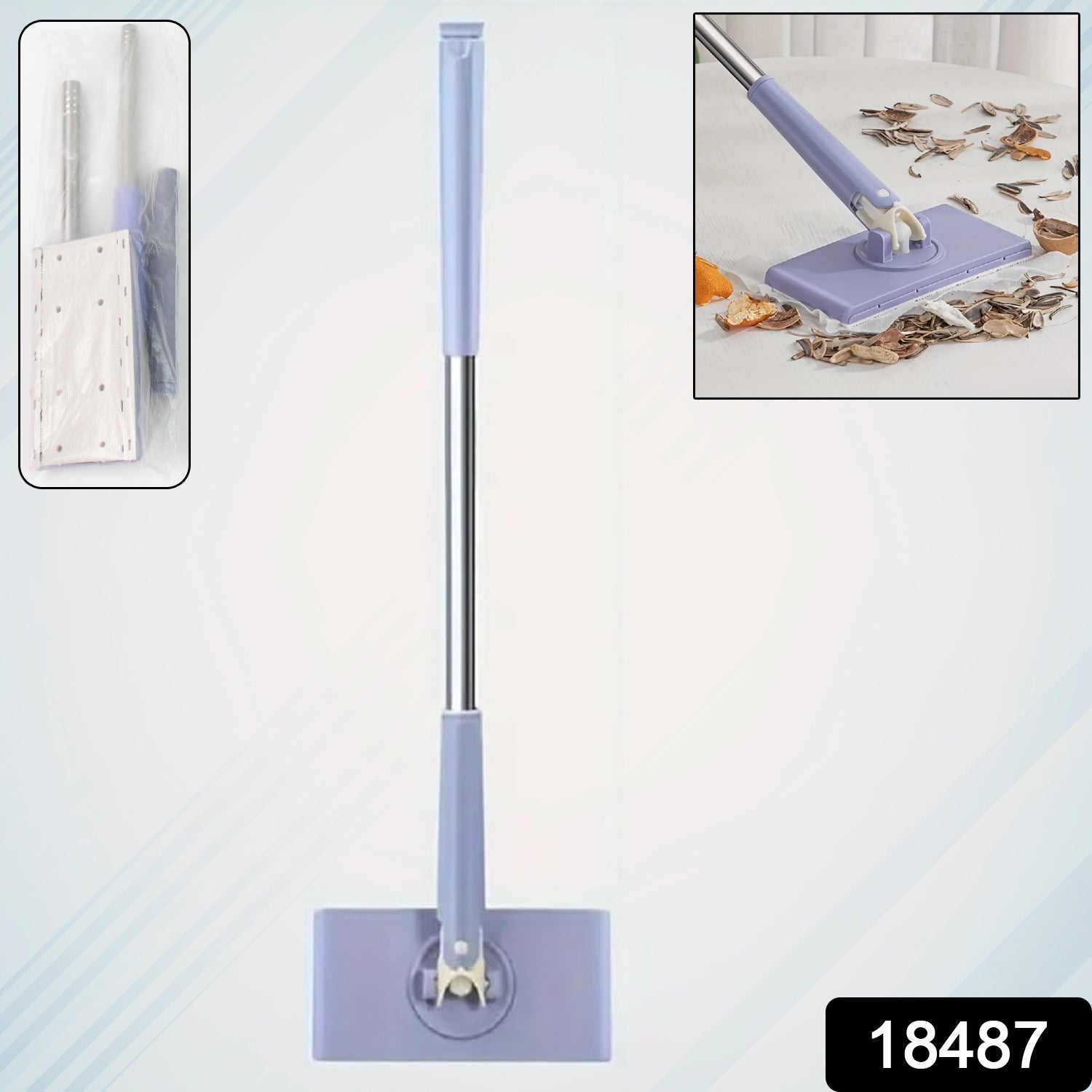 Cleaning brush with handle included with mini mop