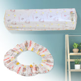 Durable folding fabric air conditioner dust cover on 1.5 ton unit