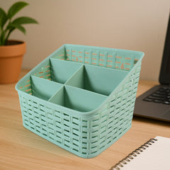 Side view of Apex 5-section multipurpose organizer