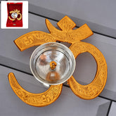 Om Symbol Brass Oil Diya (1 Pc)