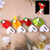 Mini Hand Pressure Fruit-Shaped Fan for Kids