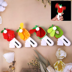 Mini Hand Pressure Fruit-Shaped Fan for Kids
