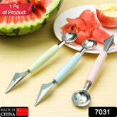 Full set of stainless steel fruit carving, scooping & peeling tools