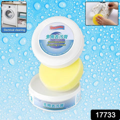 Close-up of shoe cleaner cream texture