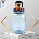 Leak-Proof Plastic Water Bottle with Flip Cap and Safety Lock