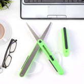 Pen Cut Compact Portable Scissors with safety cap