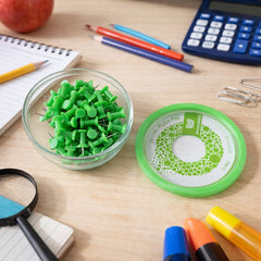 Storage Box with Plastic Head Push Pins