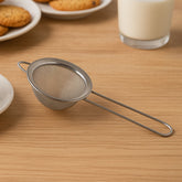 Premium Kitchen Tool stainless steel strainer with slim handle