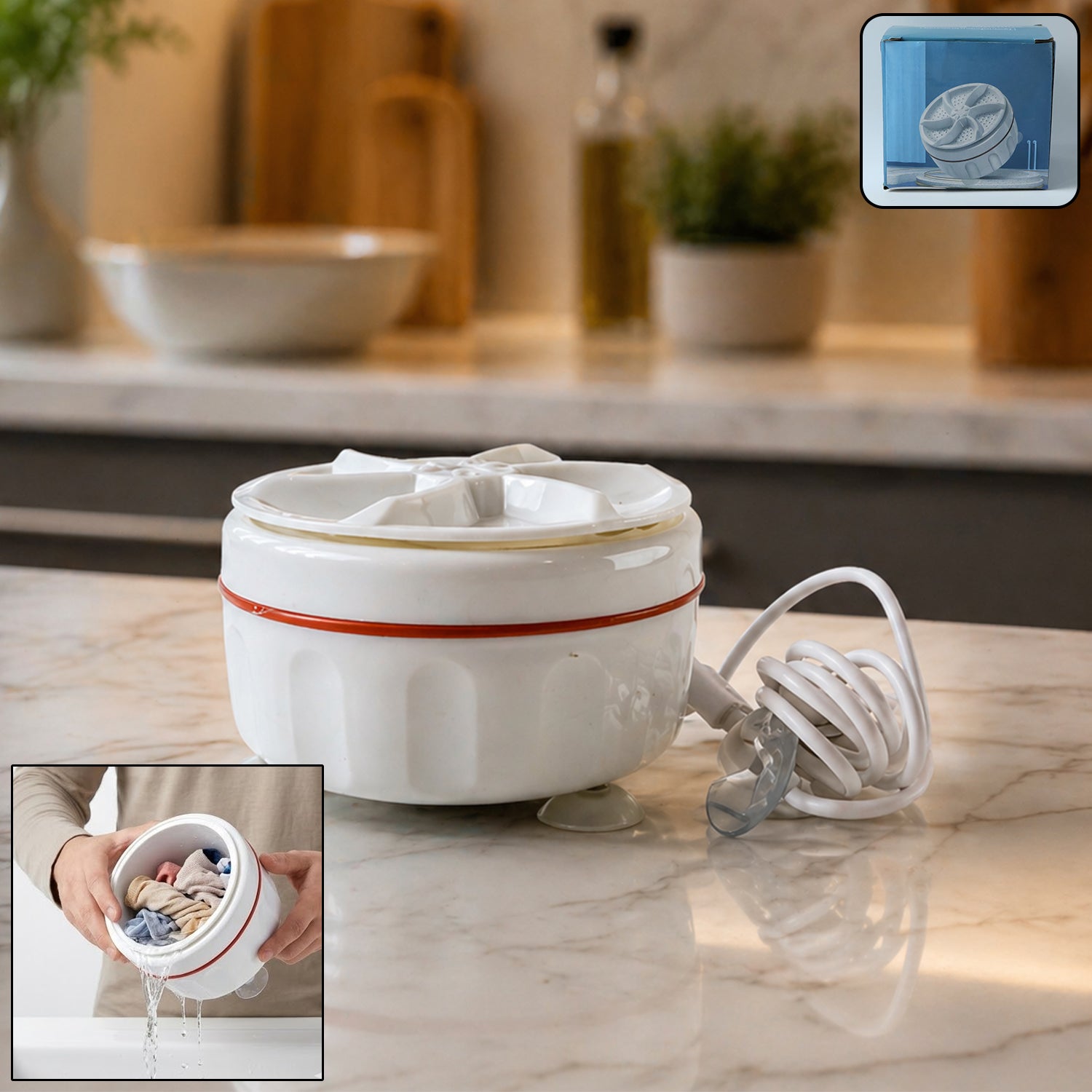 Portable Mini Electric Washing Machine