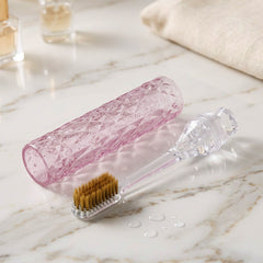 Toothbrush and cylindrical protective case
