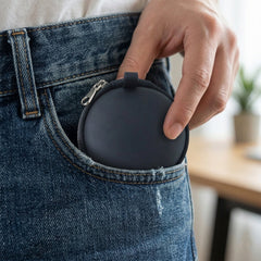 Earbud zipper carrying case