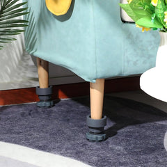 Smooth step anti-vibration pads with height adjustment
