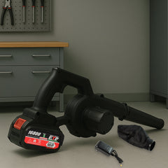 Multi-Purpose Home and Garden Air Blower Kit with Collection Bag