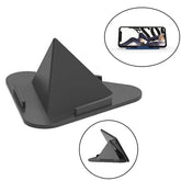 Pyramid Black Mobile Stand on white background