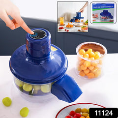 Person peeling a carrot with the multi-purpose peeler