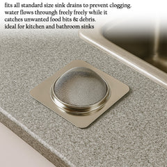 Square Drain Filter for kitchen sink