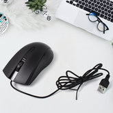 X2 wired optical mouse on white background