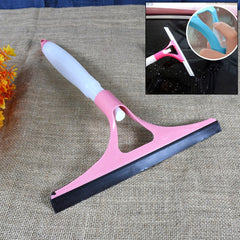 All-in-One Cleaning Brush with spray bottle and squeegee for windows and cars