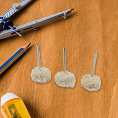 3 Pc Set Cotton Polishing Buffing Wheels