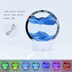 3D Deep Sea Sandscape in Motion Display