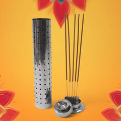 Eterna dhoop holder stainless steel incense stand