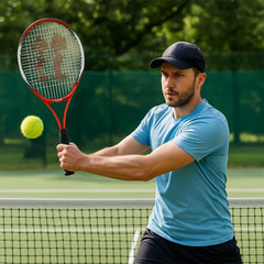 High-Performance Tennis Racket with Aluminum Frame