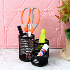 Metal Mesh Pen Stand