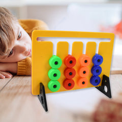 Close-up of Learn & Slide puzzle pieces